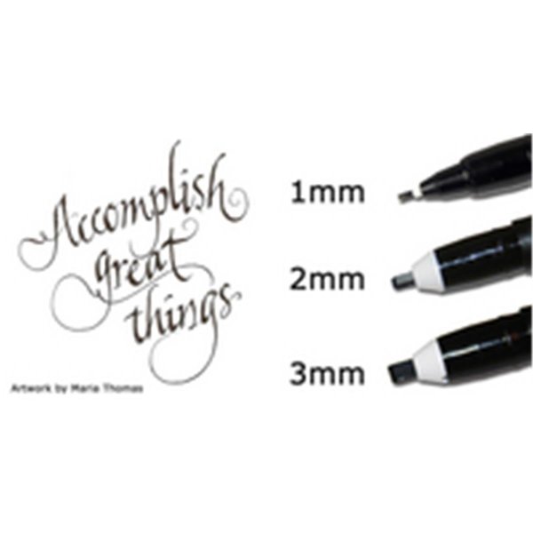 Sakura Black Calligrapher Pens 2 mm 39277
